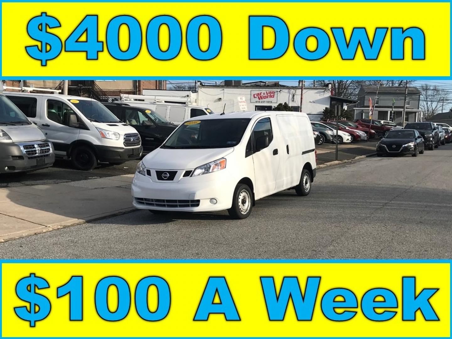 2016 White /Gray Nissan NV200 SV (3N6CM0KN2GK) with an 2.0 V4 engine, Automatic transmission, located at 577 Chester Pike, Prospect Park, PA, 19076, (610) 237-1015, 39.886154, -75.302338 - Photo#0